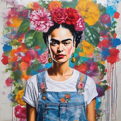 Motiv frida kahlo - motiv,