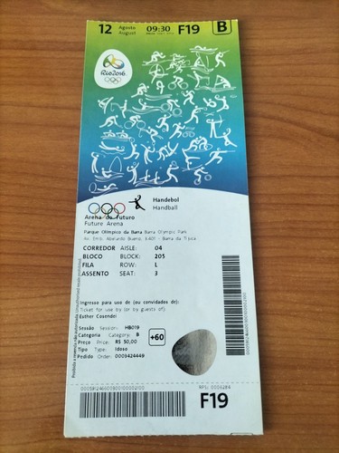 Used ticket olympic - used,