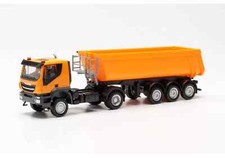 Herpa 1:87  Baustelle LKW Modell  kommunal orange 1:87 H0 Iveco