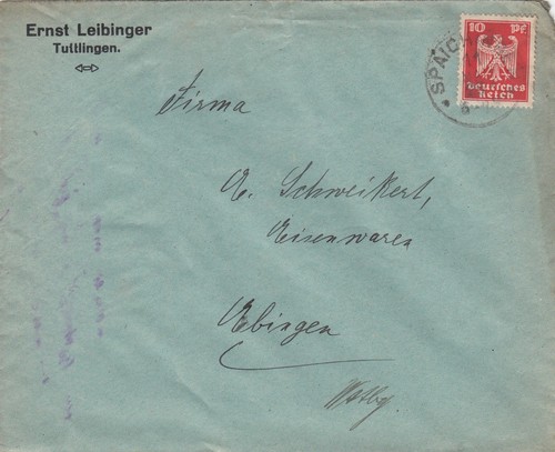 Tuttlingen briefumschlag - tuttlingen,,