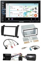 Alpine Bluetooth TMC USB DAB 2DIN Lenkrad Navigation für Mercedes SLK R171 2004-