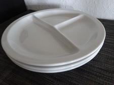 3xBauscher Weiden Germany 25,5 cm Konvolut INDUMATIC Porzellan 3xgeteil.Teller