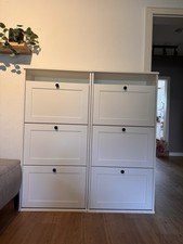 Schuhschrank in weiß von Ikea 