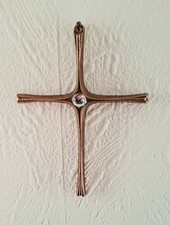 Wandkreuz, Bronze-Kruzifix mit