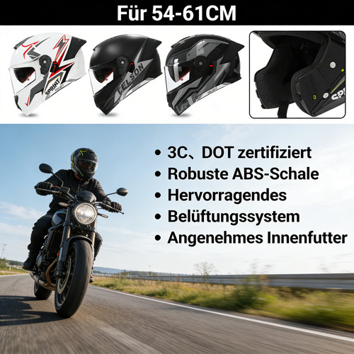 61cm integralhelm dot - 54-61cm, 3c/dot