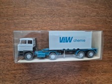 Wiking 526 DAF 3300 Stahl-Container Sattelzug VAW Chemie in Mercedes OVP