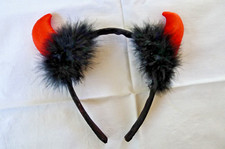 Hörner Umhang Punk Gothic  Karneval Cosplay Kostüm  Vampir Party Kleid Halloween