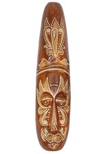 Maske hellbraun 50 cm