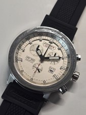 Formex 4Gang Chronograph Uhr Herren silberfarben Datum 100M BOX RS700