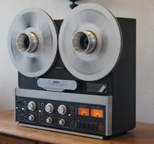 Revox B77 2 Spur Tonbandmaschine, mit NAB Adapter und Kelchen, revidiert!