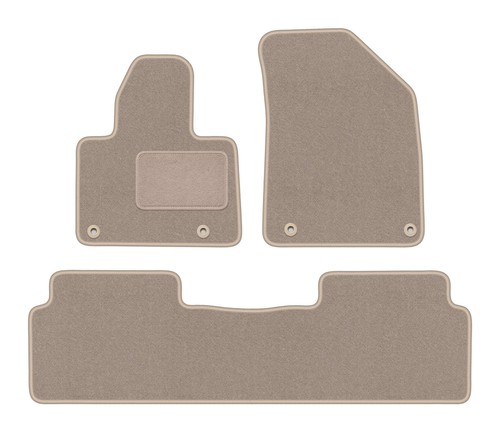 Auto fußmatten velours beige - velours,
