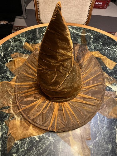 Hexenhut schwarz bronzegold - hexenhut, /bronzegold