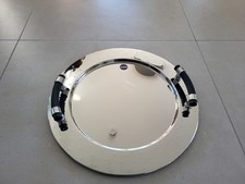 Alessi Tablett Rund mit schwarzen Griffen Neu DM 48cm