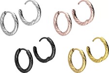 FILANGO  1 Paar Ohrringe Titan