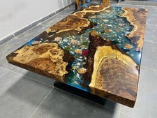 Ocean Epoxy River Table - Live