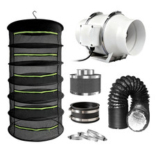 Abluftset 100mm Rohrventilator