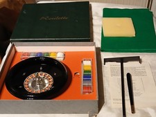 ROULETTE mit Filz und Jetons