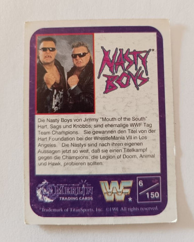 Wwf wrestling sammelkarte - wwf,
