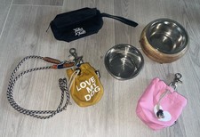 Konvolut Hund Zubehör Trinknapf Fressnapf Leckerli Snack Beutel Hunde Training