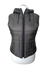 ESPRIT Steppweste, mit Kapuze, Gr. L, Grau