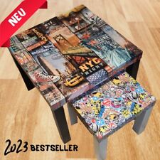 🔵🟡 IKEA Lack Tisch 35 oder 55 cm Couchtisch Beistelltisch foliert 2025 Design