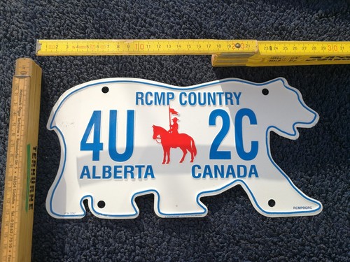 Blechschild polarbär rcmp - blechschild,