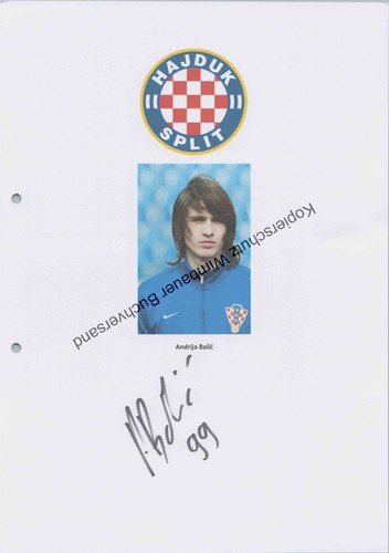Original autogramm andrija - autogramm,
