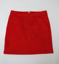 Rock Verlourleder-Optik rot