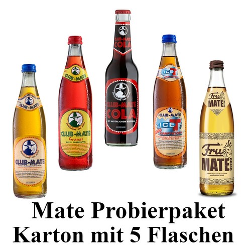 Mate probierpaket flaschen - mate, 5