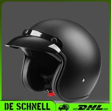 Matt schwarz Sturzhelm