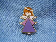 Pin Engel Angel Schutzengel Himmelsbote Weihnachten in farbig mit Heiligenschein