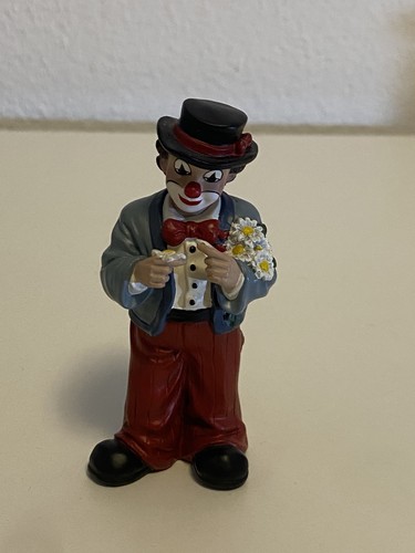 Gilde clown figur 9 cm - clown, ca.