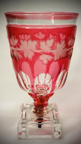 Böhmisches überfangglas - böhmisches,
