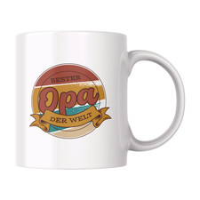 Bester Opa der Welt Tasse – liebevolles Geschenk für Opa – Spruch Kaffeetasse