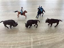 Figuren Konvolut MERTEN 4cm HP Nord-/Südstaatenreiter, 3 BISONS