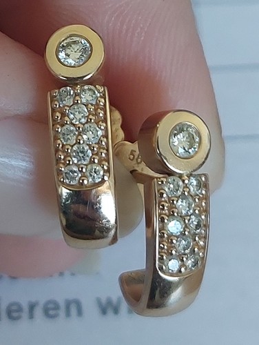 Brillantohrstecker 585 gold - ~,