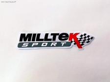 Milltek Auspuff Auto-Aufkleber