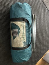 Iglu-Doppeldach-Zelt für Bis zu 3 Personen Petrol/Silber