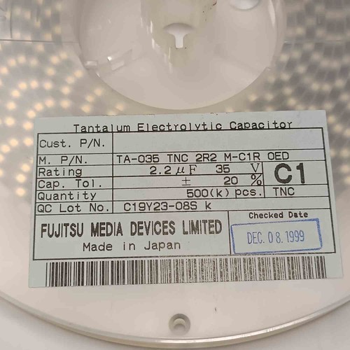 Ta035tnc2r2mc1r 2uf 35v - 2,2uf,
