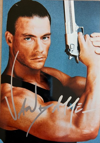 Original van damme - "van, autogramm