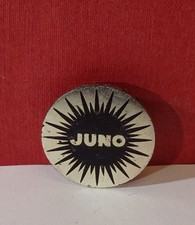 Original alte JUNO Electrolux Hausgeräte Emaille Brosche Abzeichen Anstecker (1)