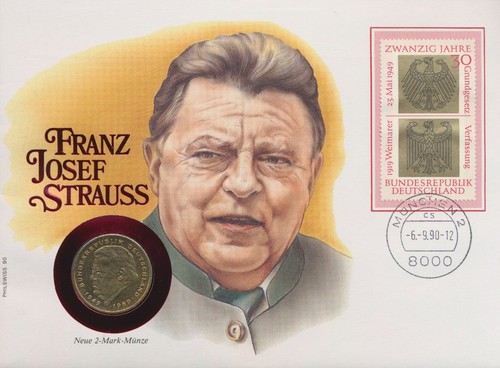 Numisbrief brd 1990 - , franz