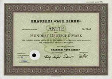 Brauerei zur Eiche 1963 Kiel Dornbräu Berliner Kindl  Oetker 100 DM Sternbräu