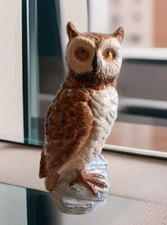 Keramik Eule Skulptur Vogel