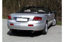 FOX Duplex Sportauspuff Chrysler Sebring 2.7l je 1x115x85mm schräg mit Absorber