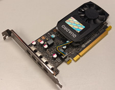 used NVIDIA Quadro P600 2GB RAM GDDR5  4x Mini DisplayPort PCI-E X16