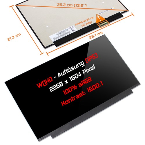 Led display glossy - 13,5",