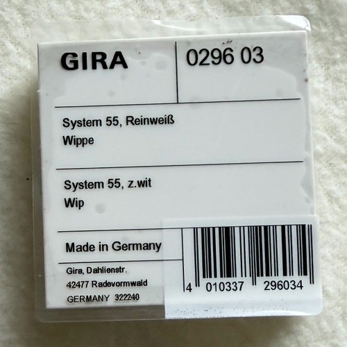 Gira wippe system 029603 - system,