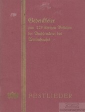 Buch: Gedenkfeier zum 225