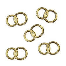 Doppel ringe gold deko - ringe,